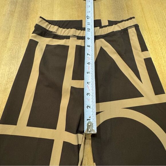 Totême Monogram Leggings Size Small Brown - Picture 9 of 12